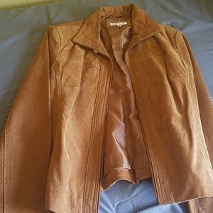 Yvonne Marie 100% Leather Jacket Size 6